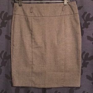 Grey Pencil Skirt